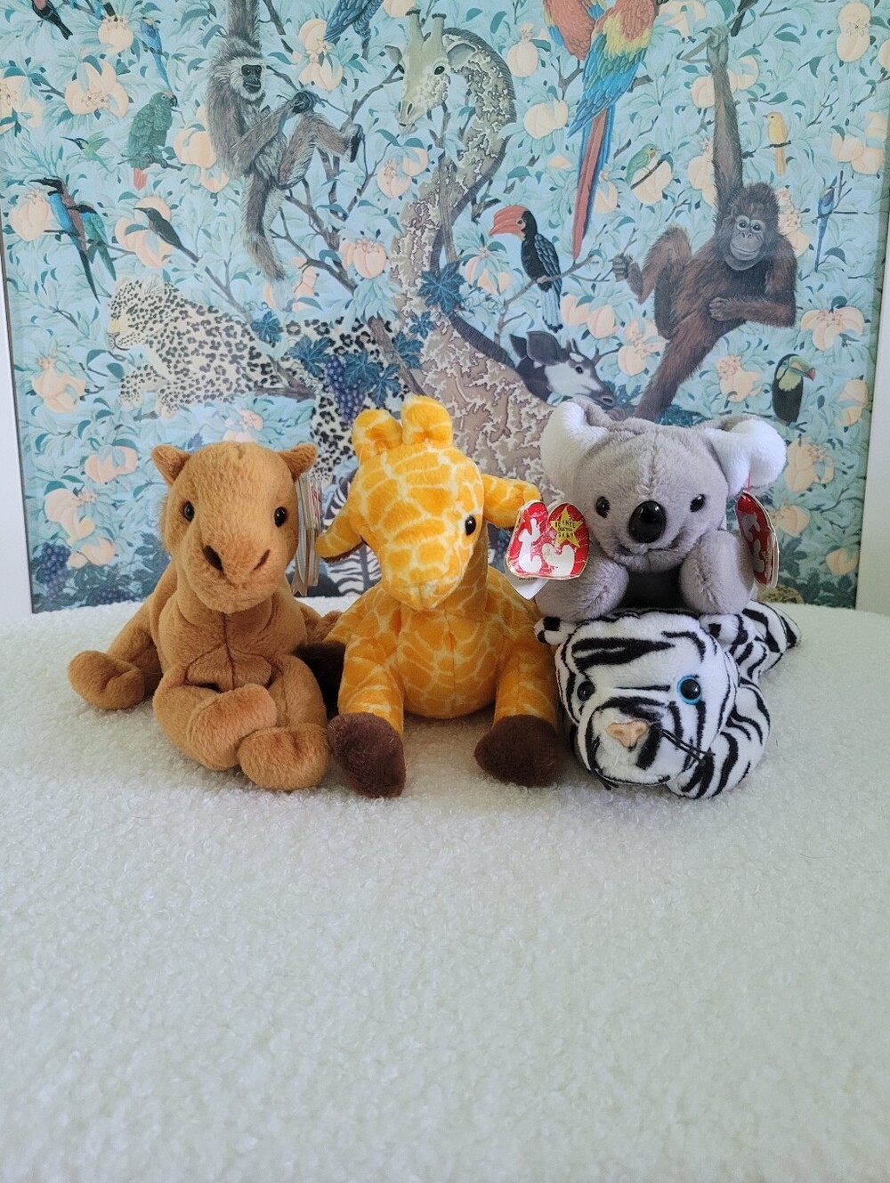 Four Wild Animal Beanie Babies | Ty